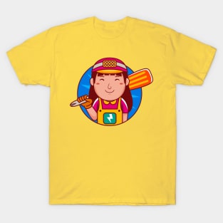 Electrician Woman T-Shirt